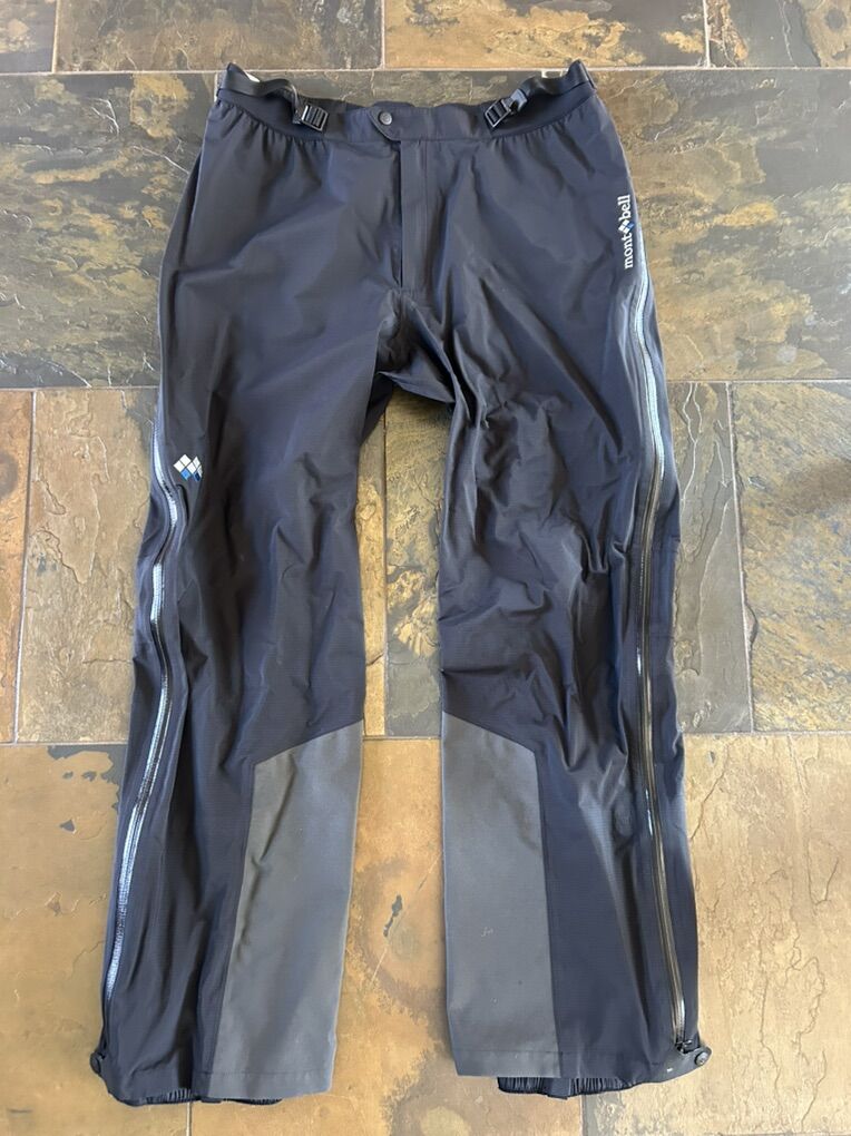 Montbell Full-zip Rain Hardshell Mens XL Pants