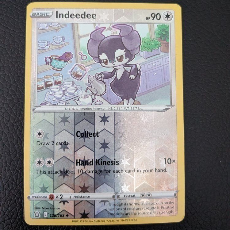 Pokémon Indeedee Reverse Holo 120/163 Battle Styles Card