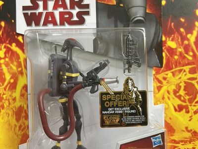 Star Wars The Clone Wars Firefighter Droid RARE!