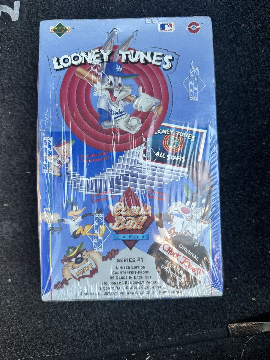 Sealed Upper Deck Looney Tunes Comic Ball Cards Series #1 Box - Vintage, Limited Edition