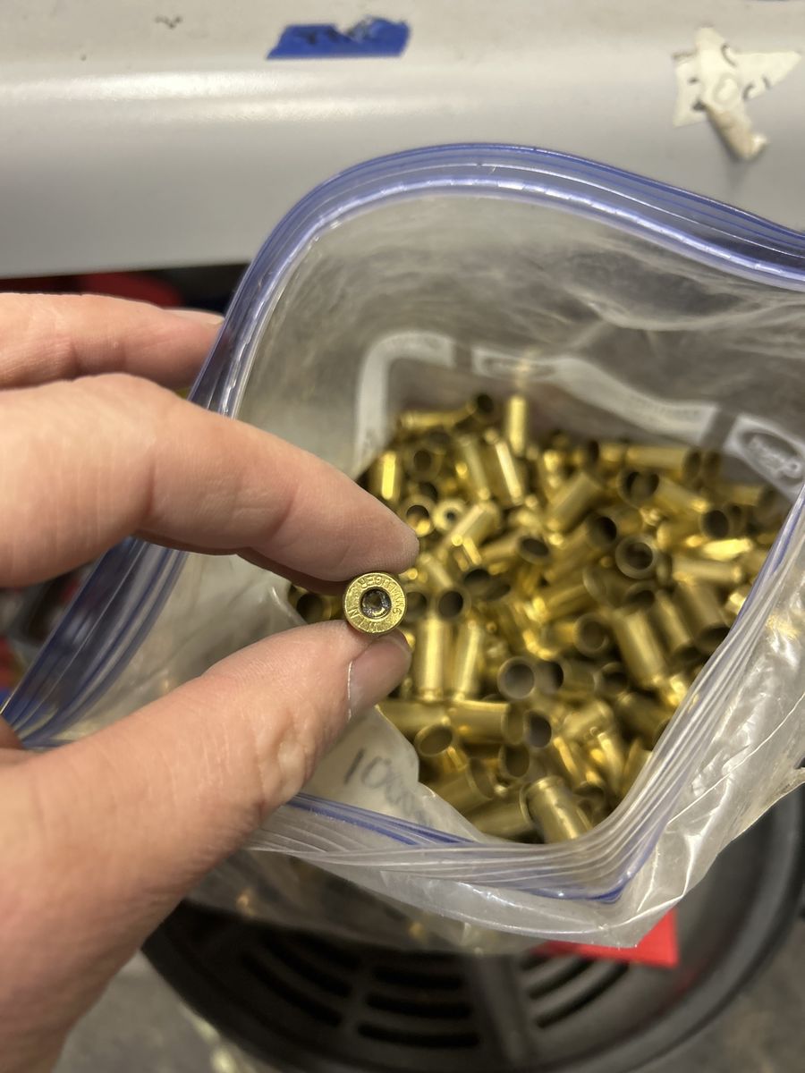 1000 Winchester  9mm ready to load brass