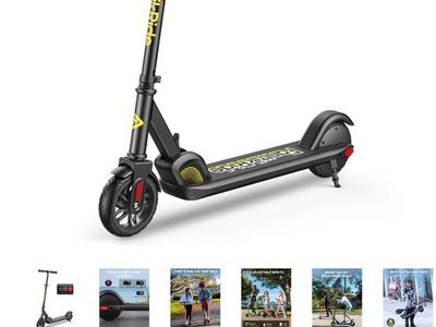 Kids Electric Scooter - Brand New Assembled FanttikRide C9 Kids Electric Scooter - Black, With Charger