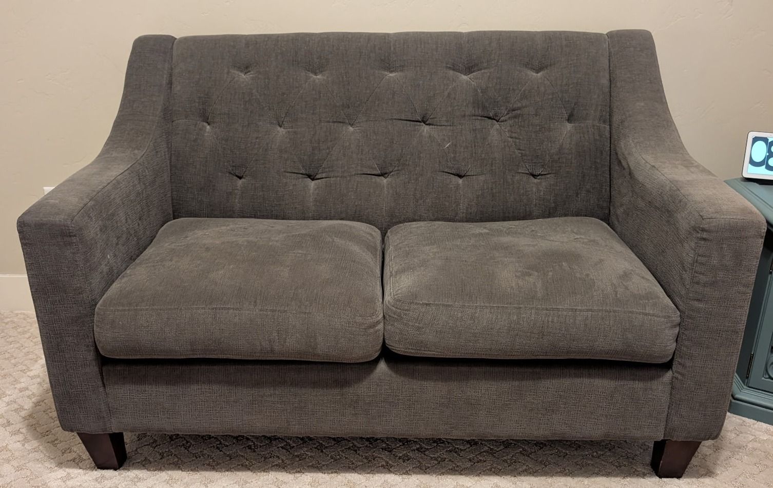 Gray Love Seat