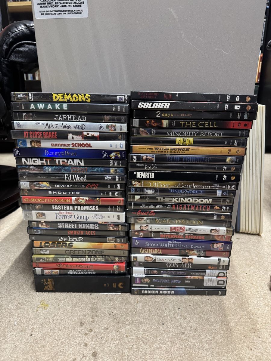 Lot of 68 DVD’s