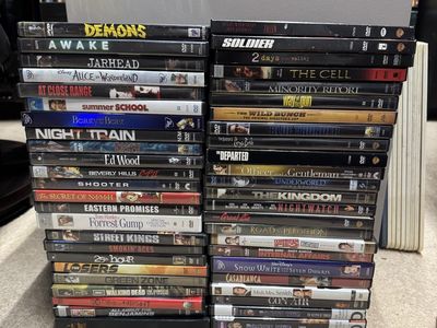 Lot of 68 DVD’s
