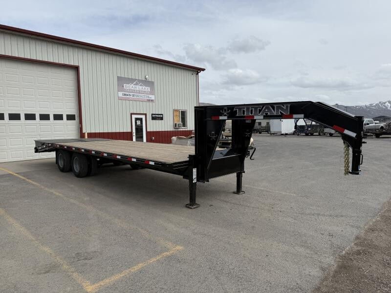 2025 Titan Trailers 26' 20k Ruffneck Flatbed Trailer