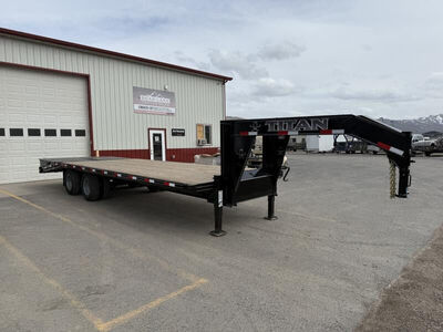 2025 Titan Trailers 26' 20k Ruffneck Flatbed Trailer