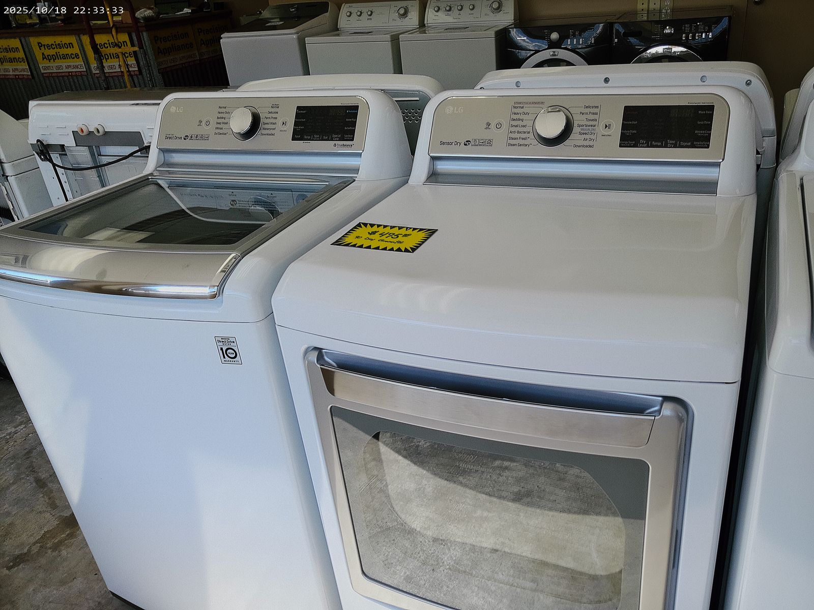 LG Top Load Washer and Dryer~90 Day Guarantee~No Agitator