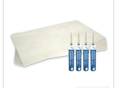 Tile Redi Redi Wall boards and sealant