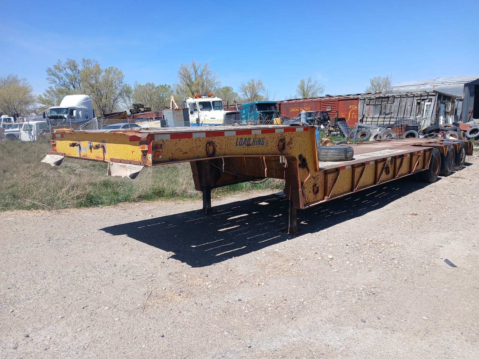 1972 Loadking Lowboy Semi Trailer