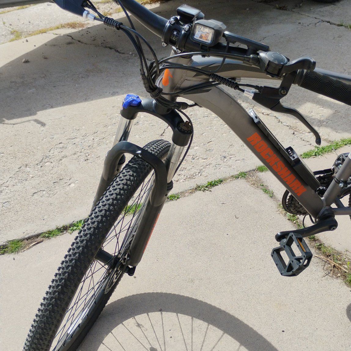 Mountain Bike with broken electric motor.