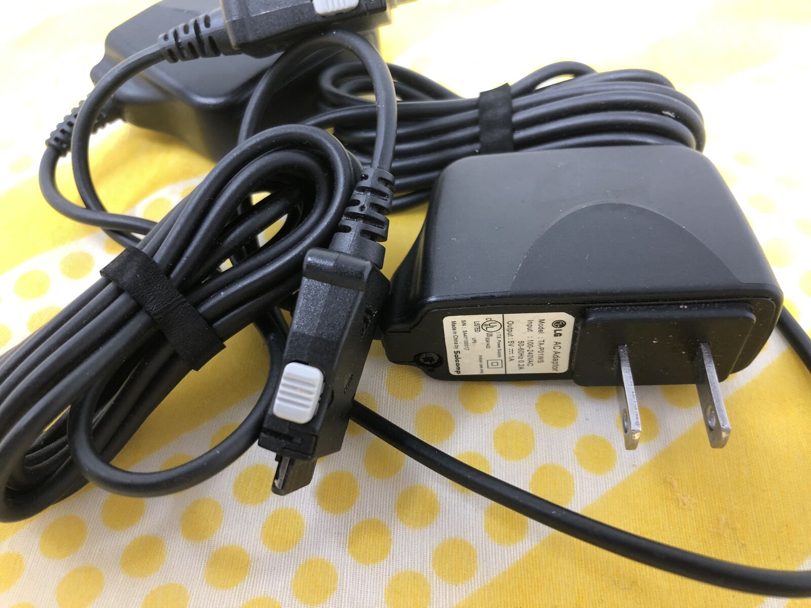2 x LG AC Adapters Model: TA-P01WS
