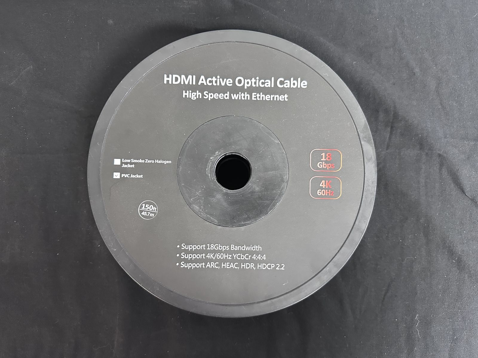 New 150ft Fiber Optic 4K HDMI Cable (Sealed)