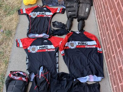 Cycling Jersey Shorts Pads Bundle Lot Used