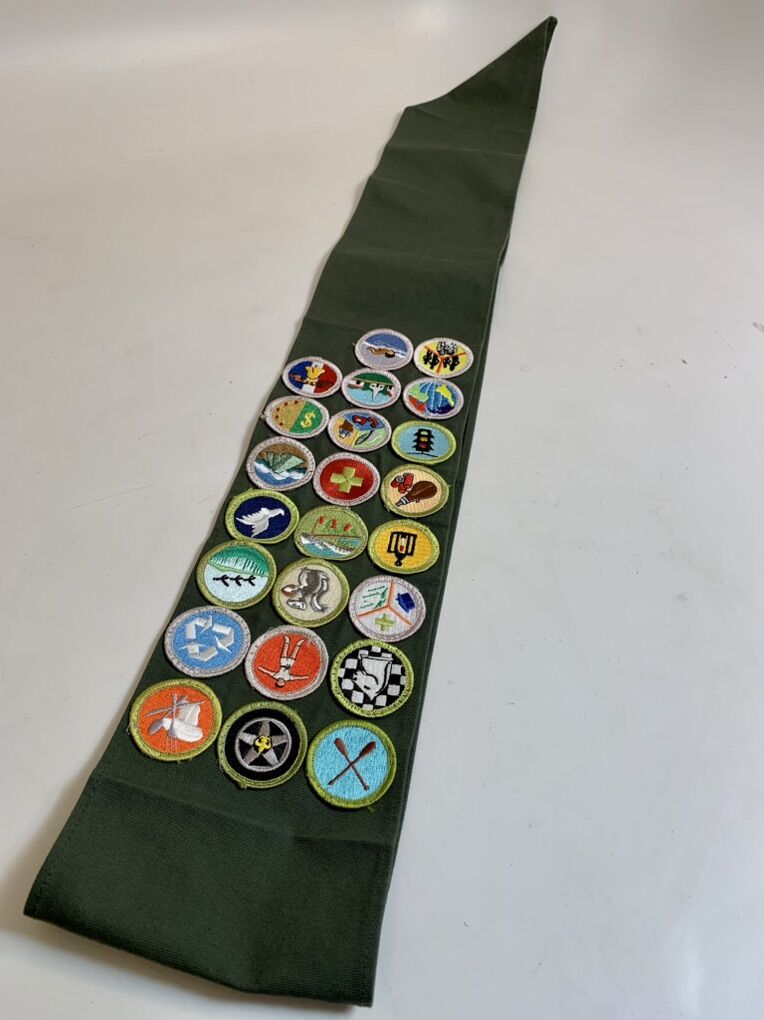 Boy Scout Merit Badge Sash