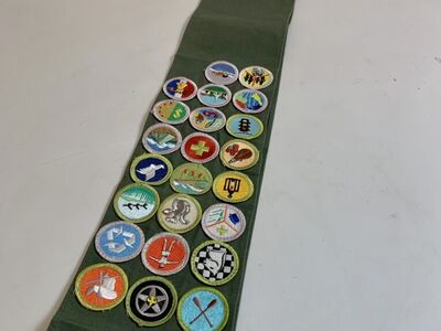 Boy Scout Merit Badge Sash