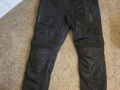SEDICI Women's Motorcycle Riding Pants Black Size Large