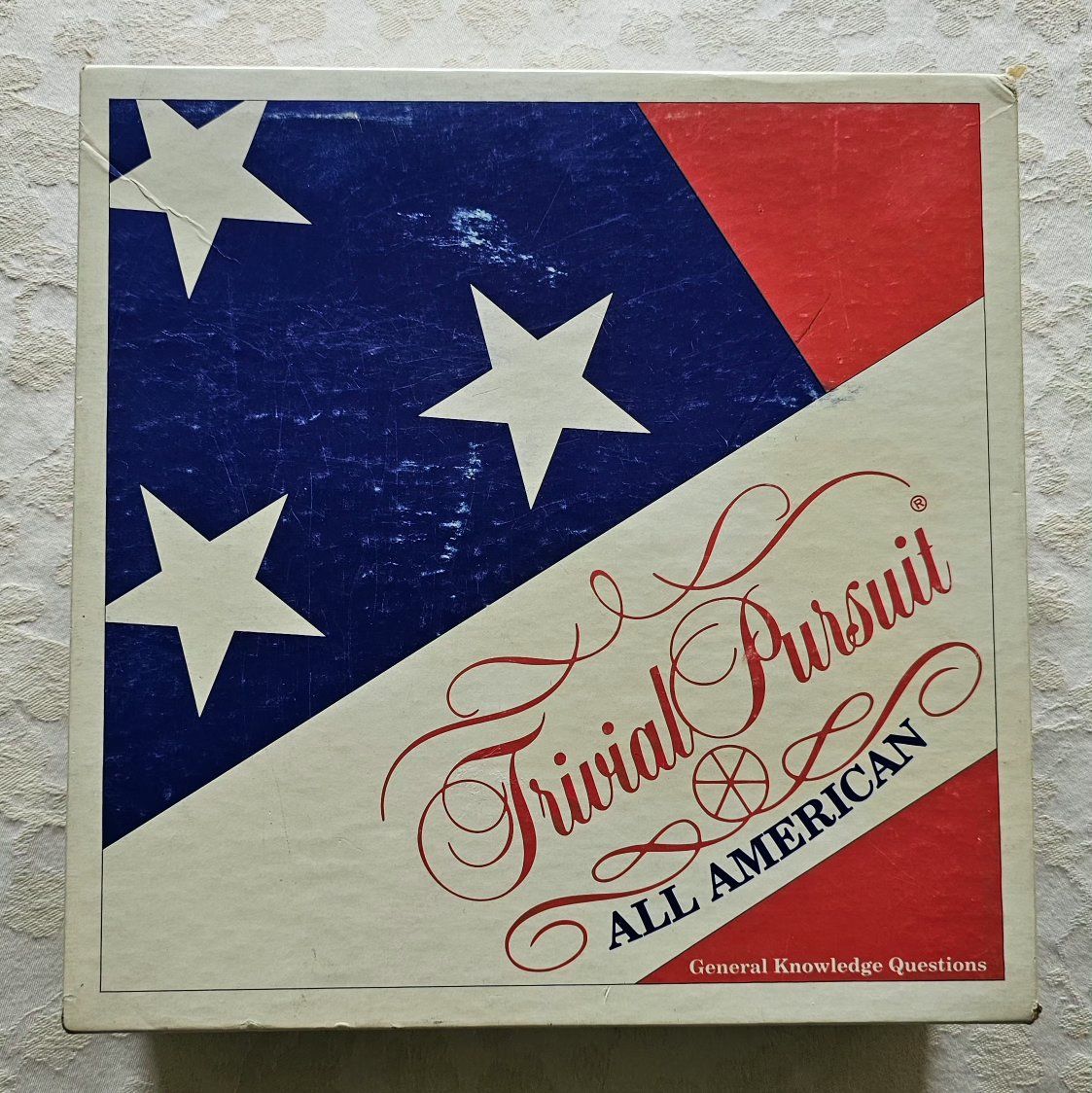 Vintage Trivial Pursuit All American Edition Board Game Complete