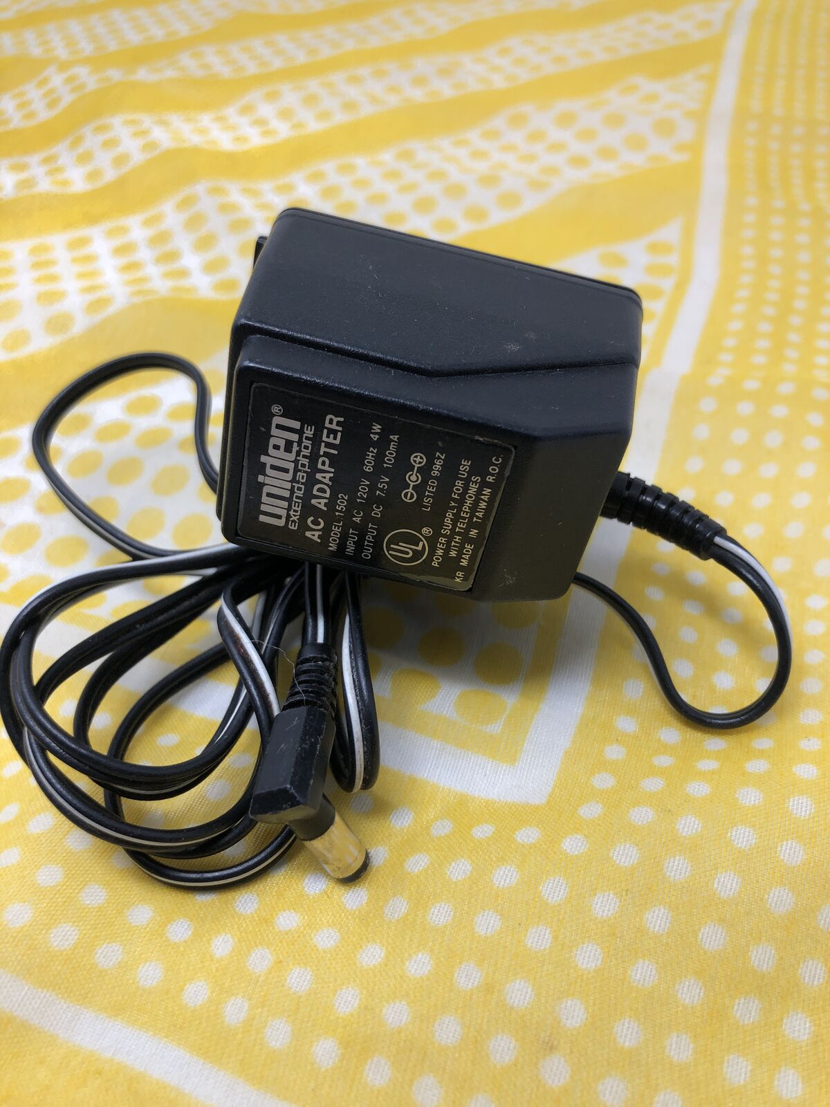Uniden Extend A Phone AC Adapter Model 1502
