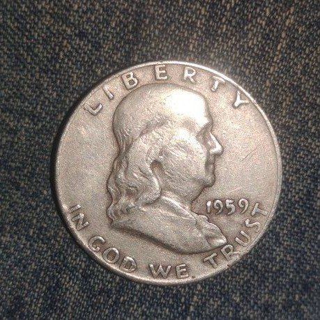 1959 D Jefferson Half Dollar