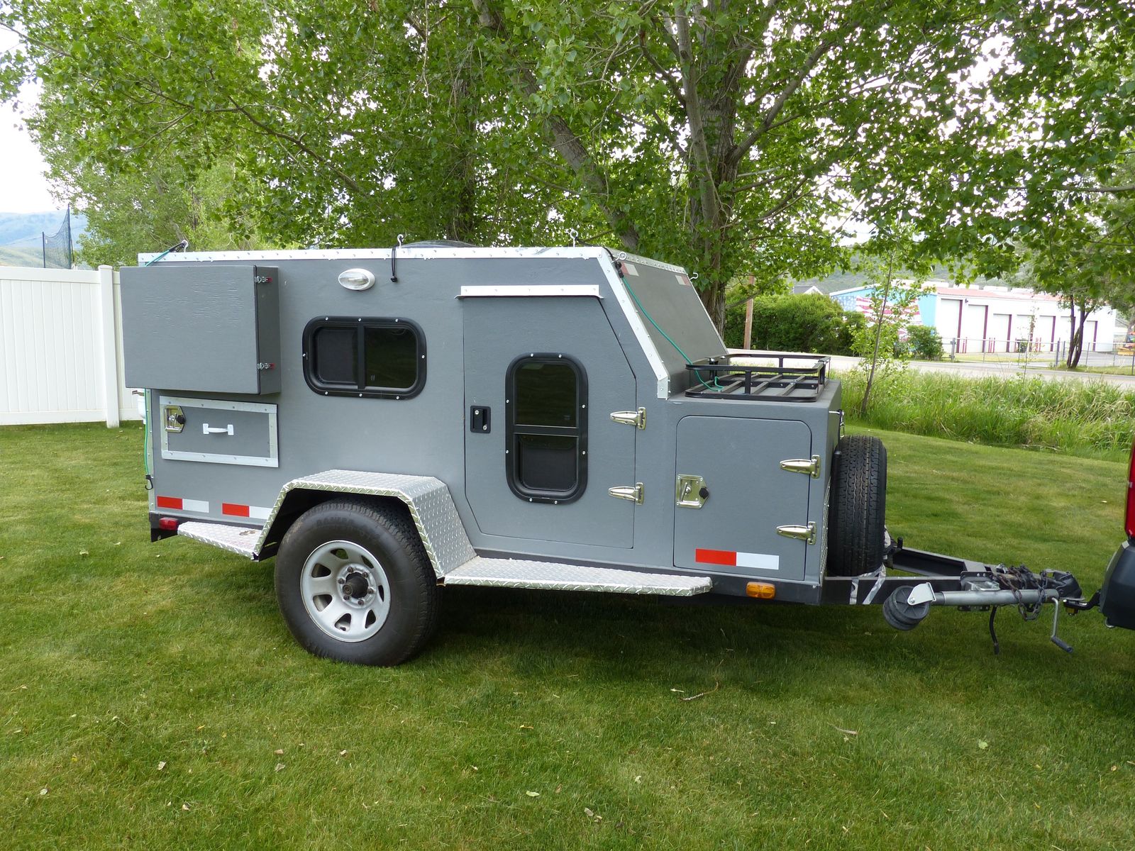 Summer fun.   Easy to tow.  720 pounds.  tow it with a Prius.