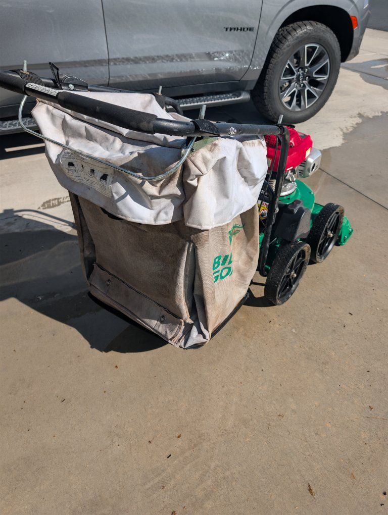 Billy Goat lawn vacuum