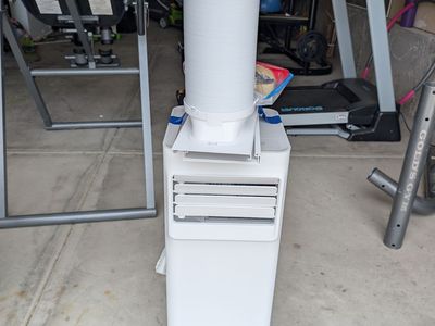 Vissani 8,000 (DOE) BTU 115-Volt Portable Air Conditioner for 350 sq. ft Rooms in White