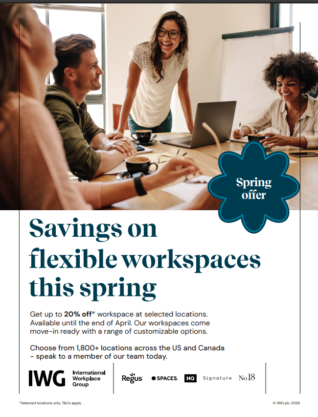 20% Off This April! April Is the Perfect Time for a Fresh Start at Work