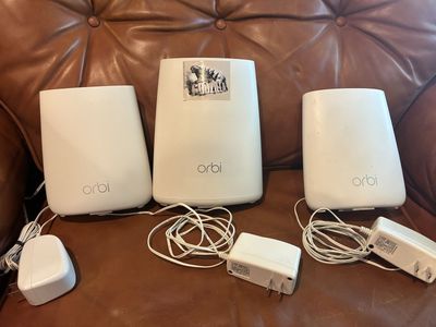 Netgear Orbi RBR40 Whole Home AC2200 Tri-Band WiFi Router System with 2 Satellites