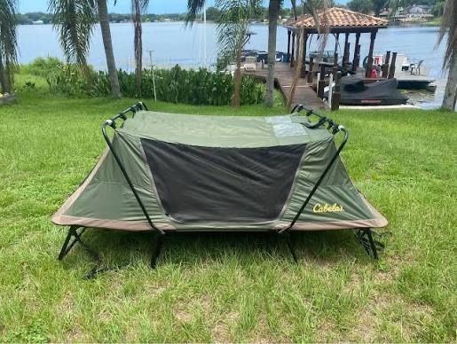 Cabelas double cot tent
