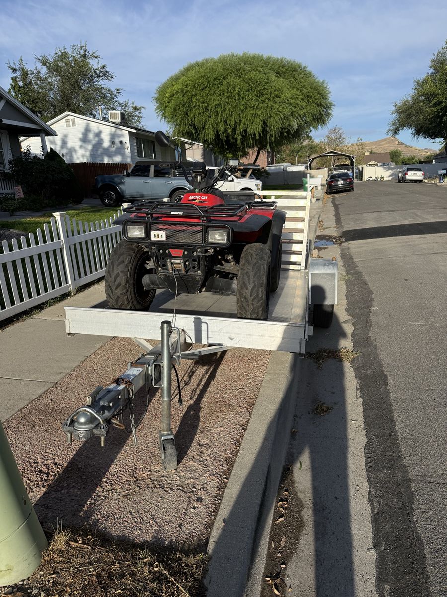 Aluma all aluminum utility trailer 