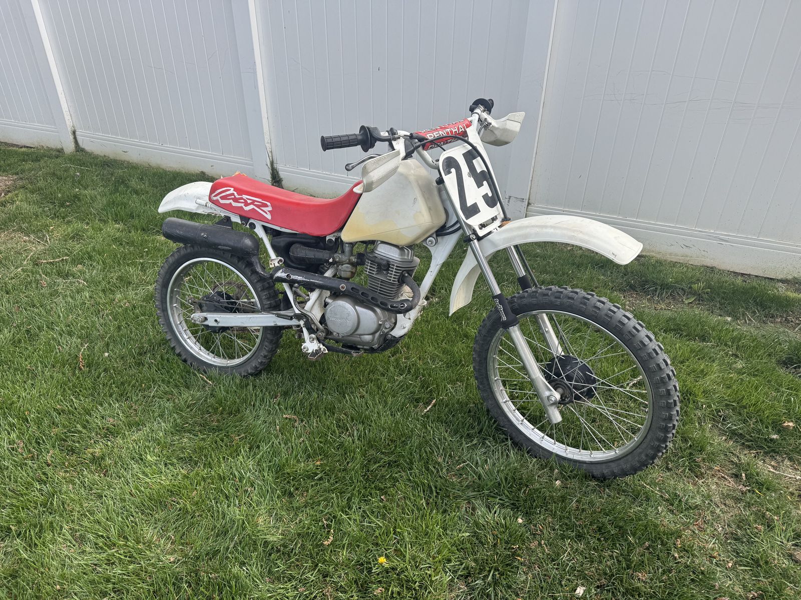 Late 1980s Honda Dirt Bike XR100R