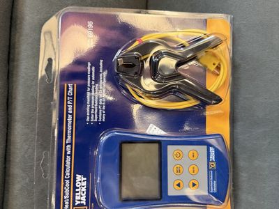 Yellow Jacket 69196 SuperHeat/SubCool Calculator with Thermometer and P/T Chart
