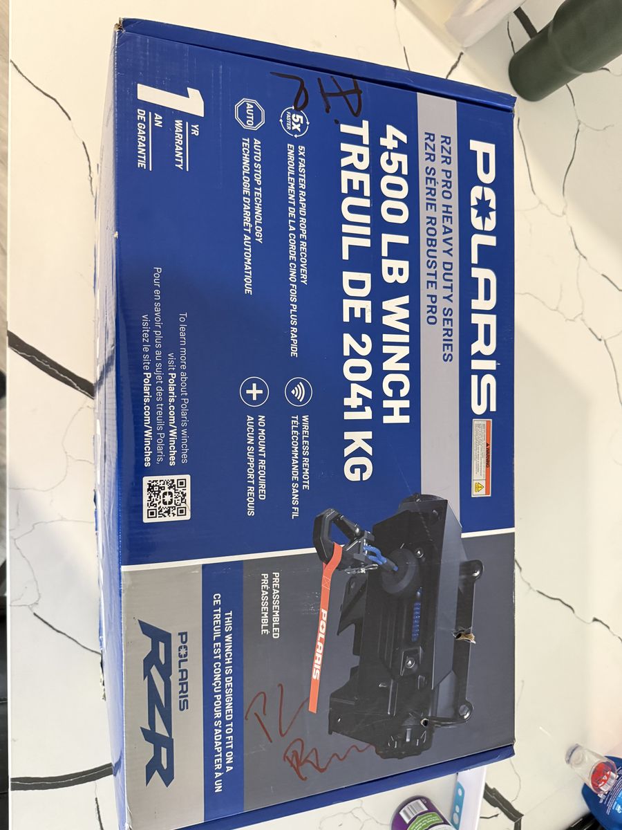 Polaris 4500 lb Winch W/remote
