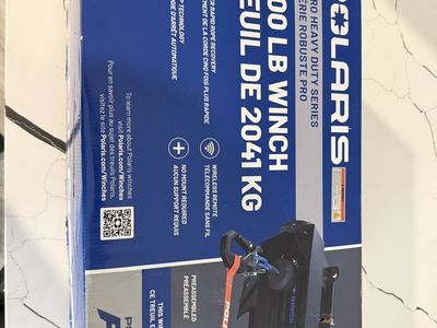 Polaris 4500 lb Winch W/remote
