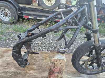 2015 Honda CBR frame, forks and front wheel