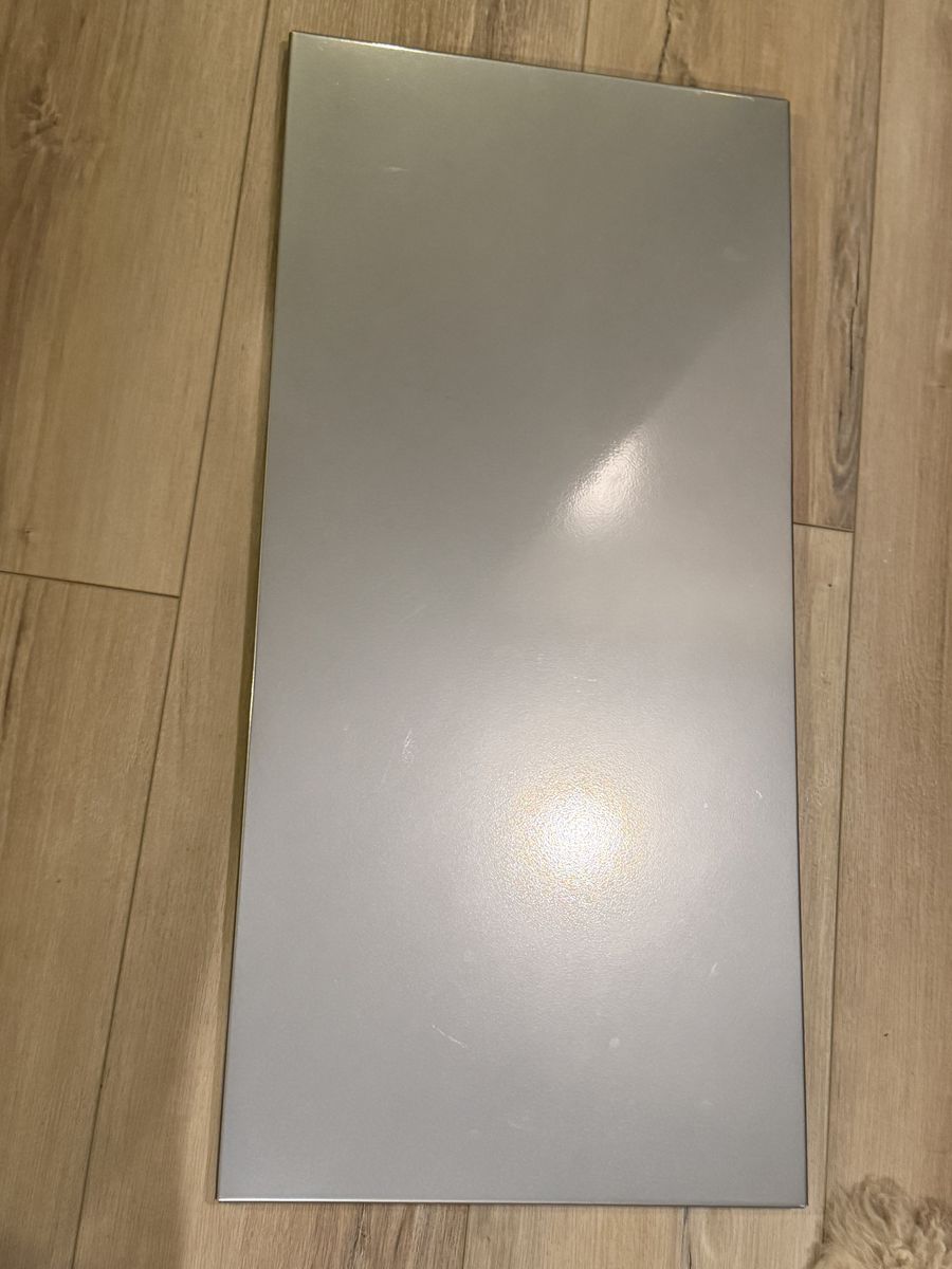 IKEA SPONTAN Magnetic Board – Gray Metal Wall Organizer