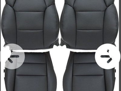 PriPriod Black PU Leather Replacement Car Seat Covers Acura MDX 2007-2012 - Front Pair (NEW)