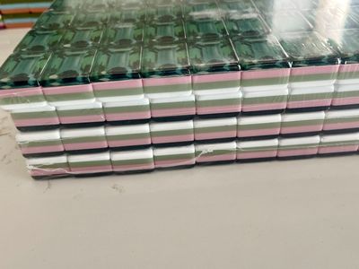 New Mahjong Game Tiles - Emerald Gemstone Design - Complete Set