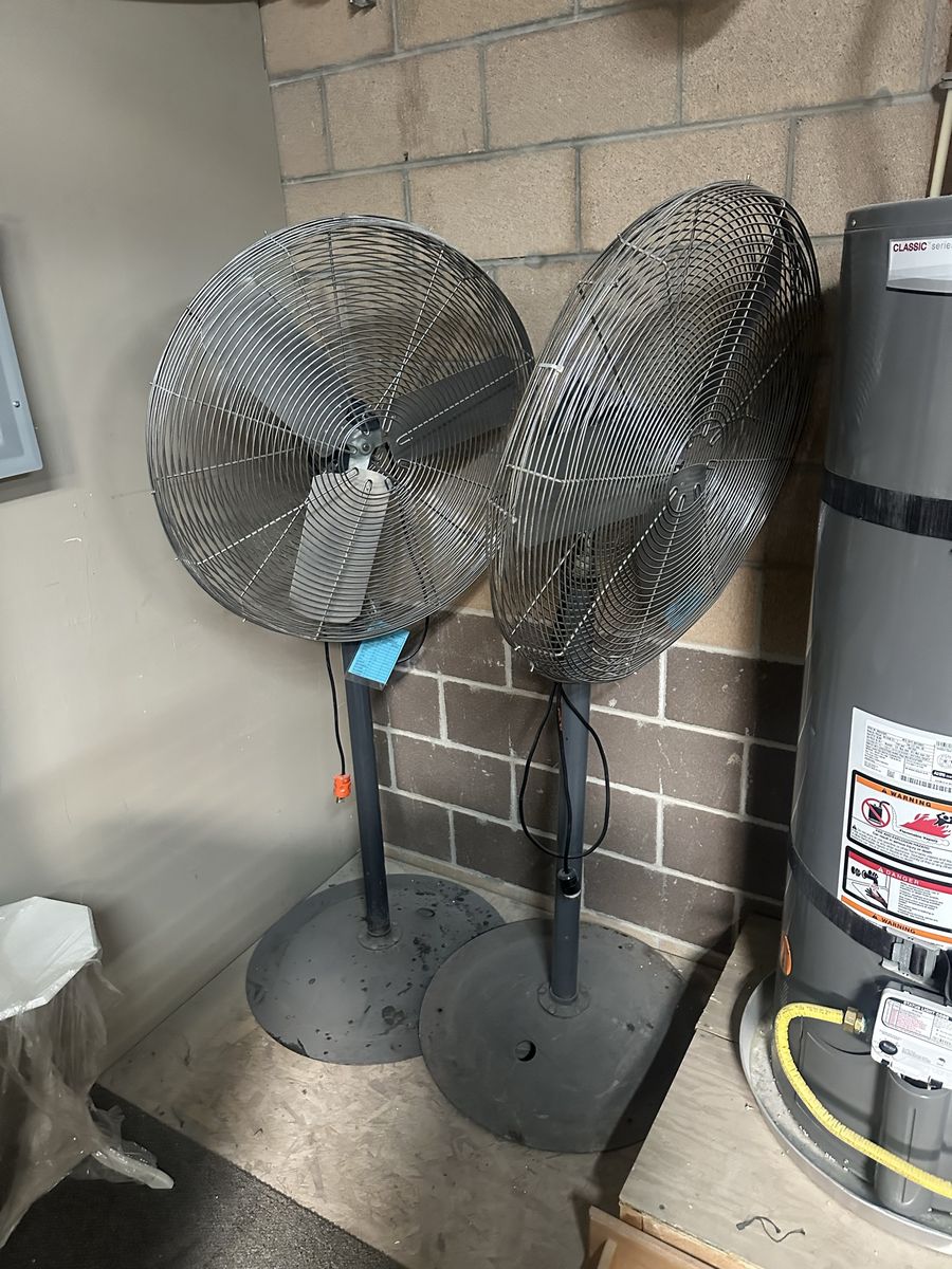 Industrial adjustable fan
