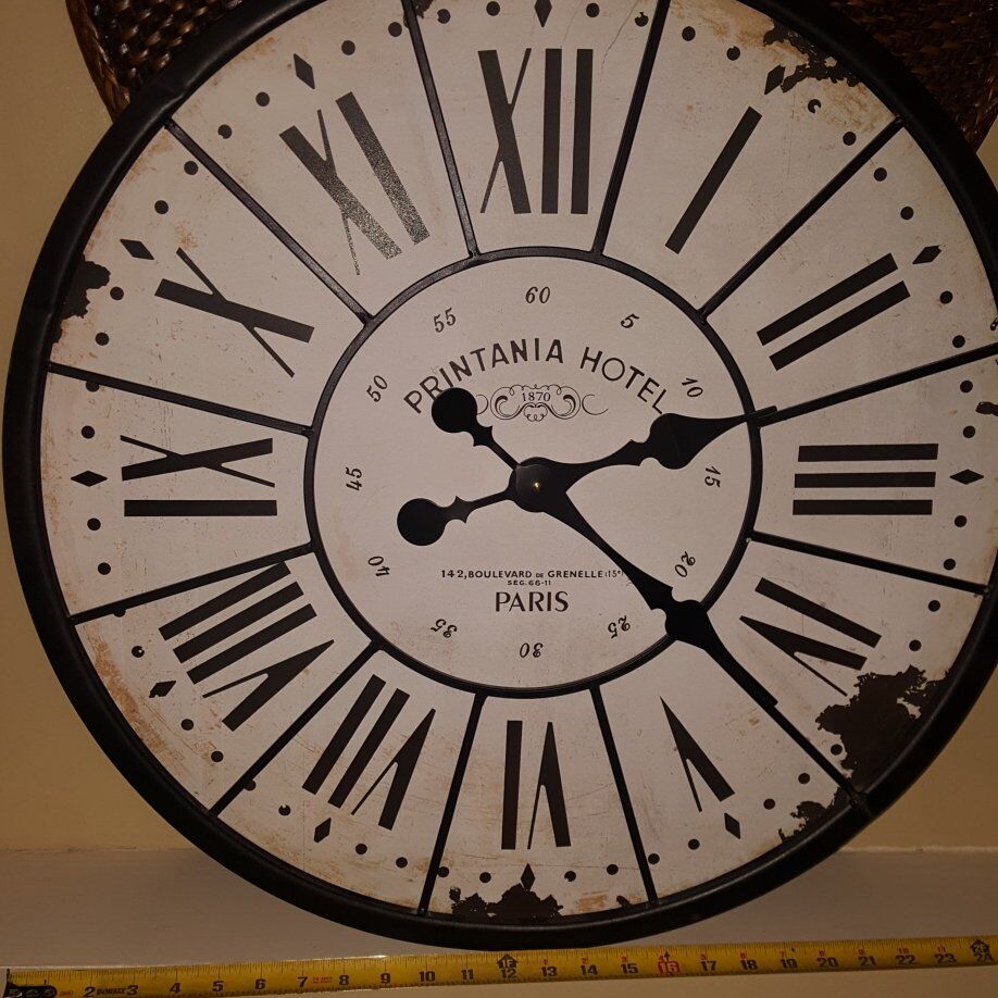 Printania Hotel Wall Clock