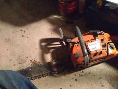 Husqvarna 350 Chainsaw - Powerful Gas-Powered Saw for Yard Work