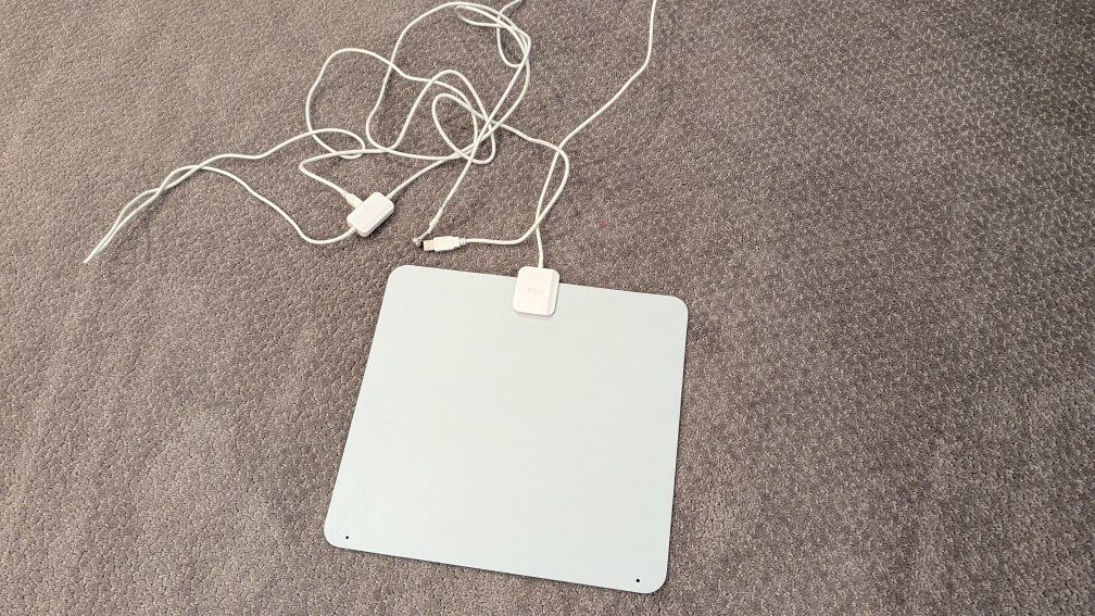 HD Digital TV Antenna with Attached Coaxial Cable and Signal Amplifier RCA