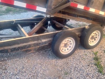 Homemade dump trailer
