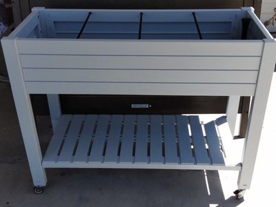 Raised Garden Bed Ashen Colored
