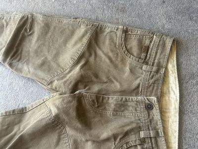 Kuhl men’s 32 x 34 Brown canvas ‘the law’ pants