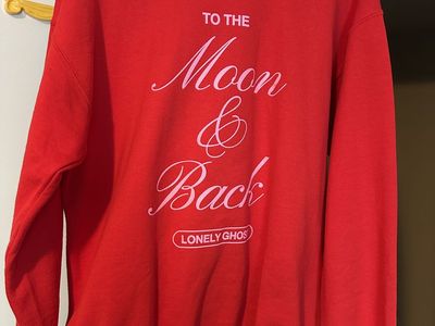 Red/pink lonely ghost sweatshirt