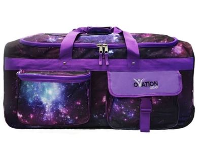Ovation Gear Large Galaxy Performance Dance Bag with Rack Purple