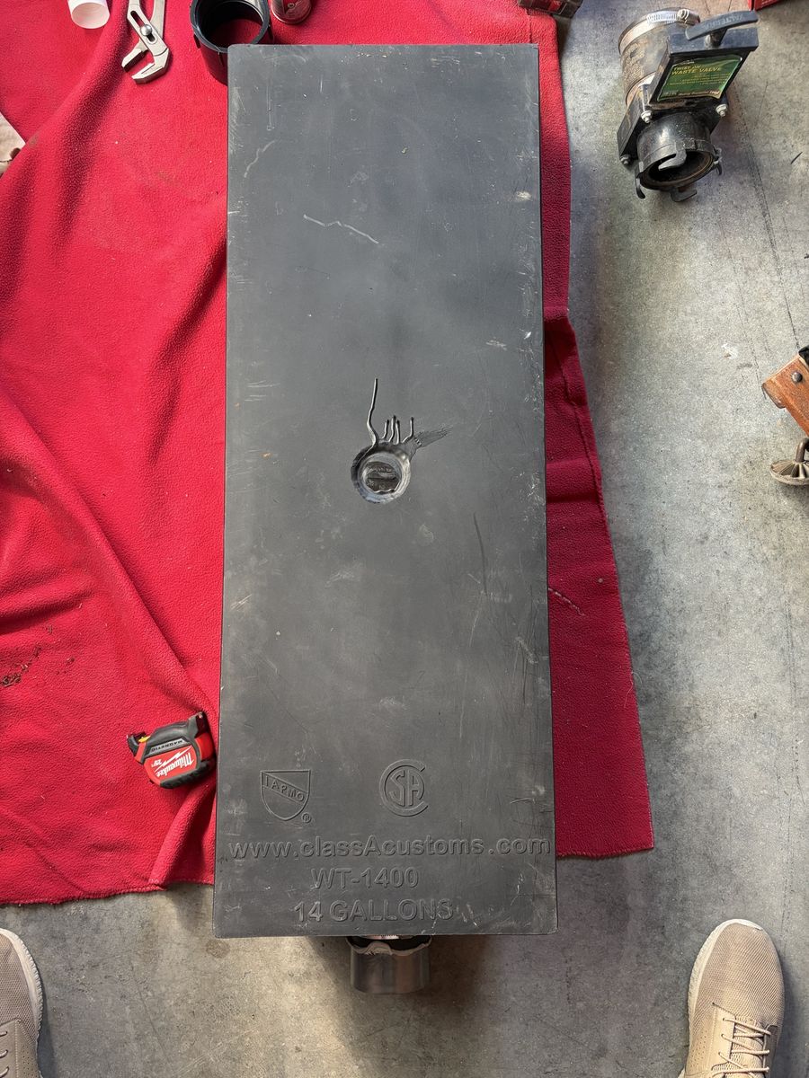 Camper Black Waste Tank 14 gallons