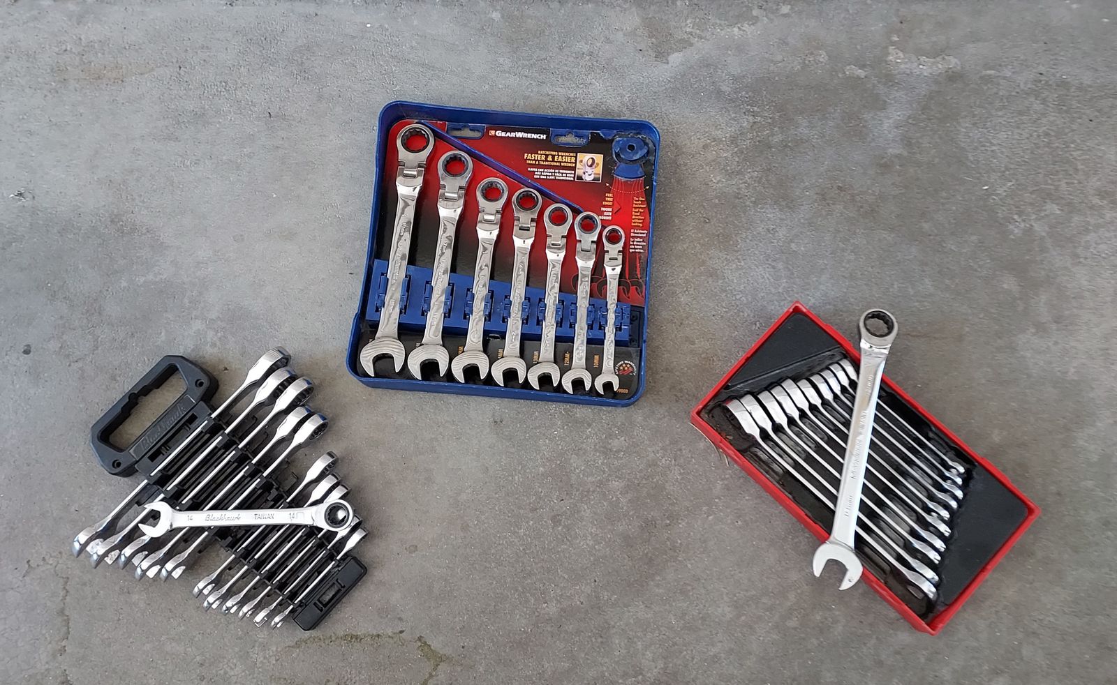 Backhawk quality Ratcheting /  Wrench sets